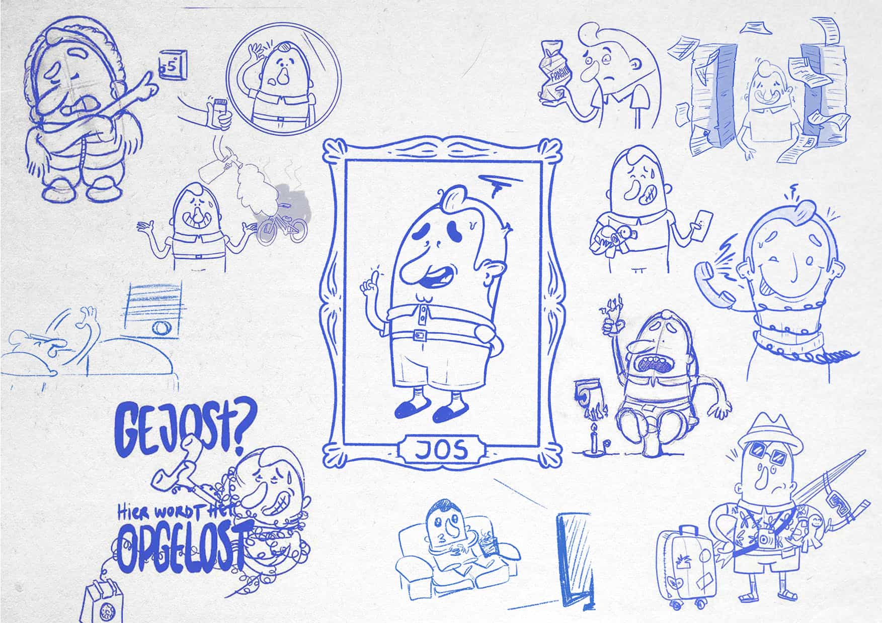 Test Aankoop Jos Character Sketches